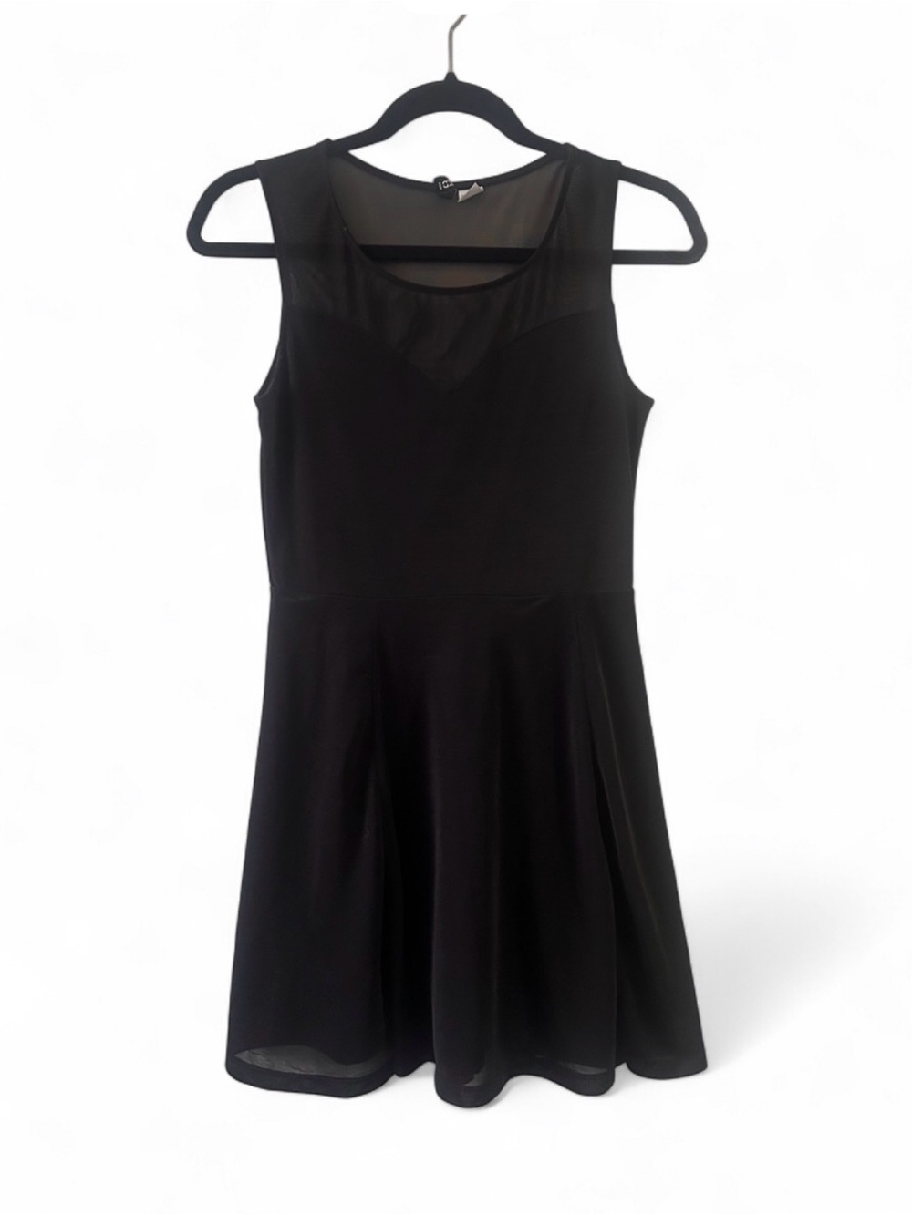 Divided Classic Black Sleeveless Fit & Flare Dress